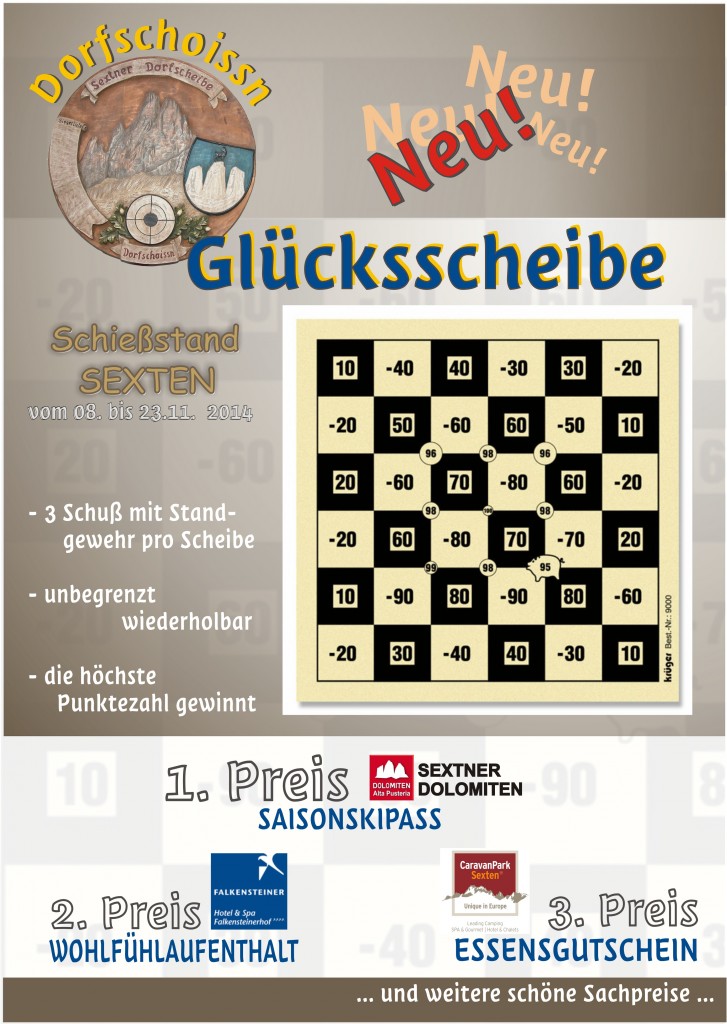 Plakat Glickscheibe 2014